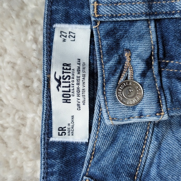 Hollister - Curvy High-Rise Mom Jean - Vintage Stretch - 5R - Picture 4 of 5